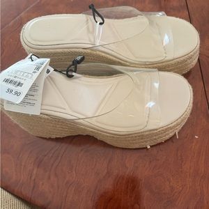 Zara platform slides NWT 38